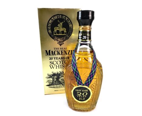 REAL MACKENZIE 20 YEARS OLD Blended Scotch Whisky 75cl, 40% volume, in carton.