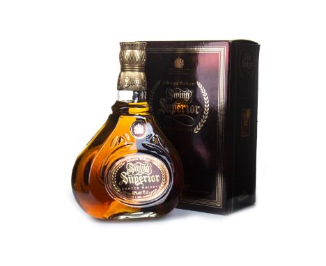 JOHNNIE WALKER SWING SUPERIOR Blended Scotch Whisky 75cl, 43% volume, in carton.
