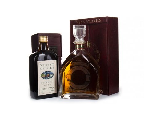 SS POLITICIAN 'WHISKY GALORE' Blended Scotch Whisky Decanter no. A4680. No capacity or strength stated. WHISKY GALORE ATLANTI