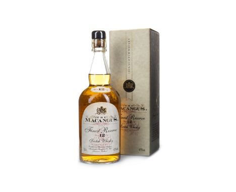 THE MACANGUS 12 YEARS OLD Blended Scotch Whisky 75cl, 43% volume, in carton.