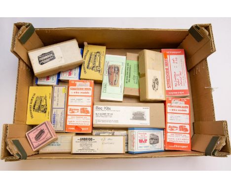 18 White Metal Model Kits. Most buses and coaches. By Streetscene, Transport Replicas, W&amp;T/Mike Toman, Anbrico etc. Inclu