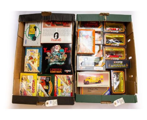 33 corgi classics models, Including Comic issues for  Dandy &amp; Beano, Desperate Dan &amp; Korky the cat, The Bash street k