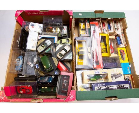 Quantity of various makes, includes Corgi only fools and horses Reliant van, Corgi Volvo curtainside lorry Focal point fires 