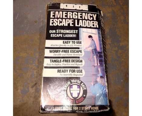 Boxed Kidde branded 13ft escape ladder. Not available for in-house P&amp;P 