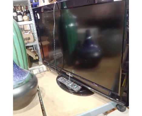 Panasonic 32inch LCD TV and remote, TX-L32SIOB. All electrical items in this lot have been PAT tested for safety and have pas
