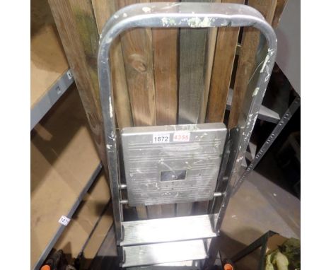 Abru five tread aluminium step ladders. Not available for in-house P&amp;P 