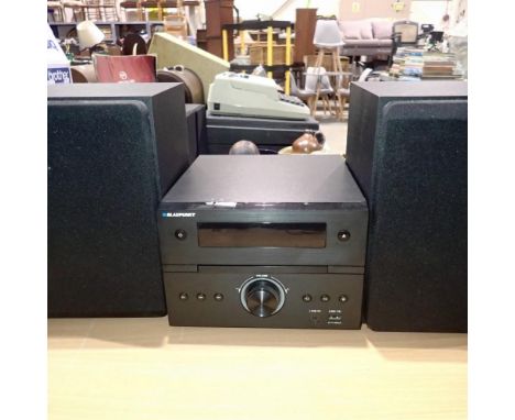 Blaupunkt mini hi-fi stereo/CD/Radio. All electrical items in this lot have been PAT tested for safety and have passed. This 