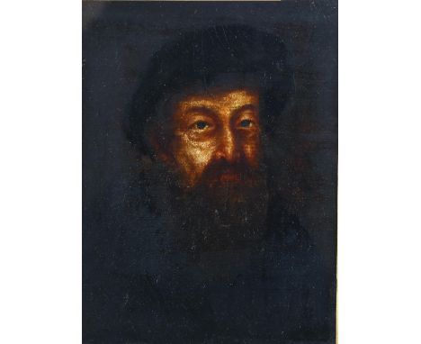 18th/19th century oil on millboard, portrait of a man, unsigned, 26cm x 19cm, framed and glazedUntouched condition, generally