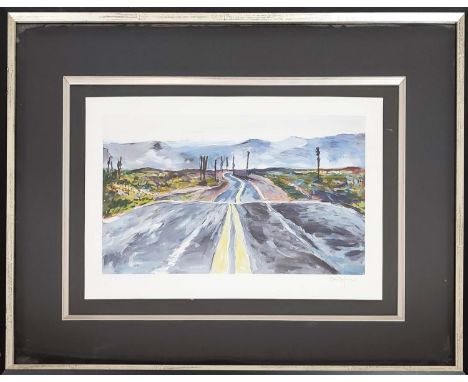 BOB DYLAN (American b.1941), 'Endless Highway', glicée, signed and numbered 724/1941 in pencil, with Washington Green bind st