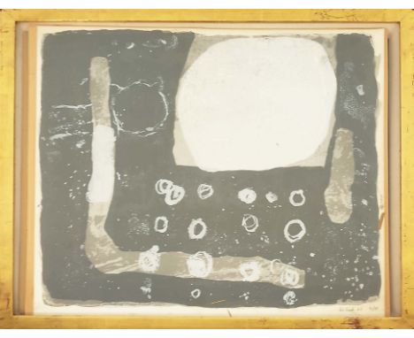 WILLIAM SCOTT (1913-1989), 'Barra', lithograph in colours 1962, signed and dated in pencil, numbered 12/75, 52cm x 61cm. (Sub
