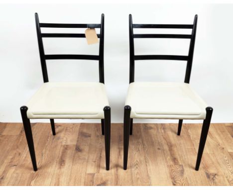 G PLAN DINING CHAIRS, a set of six, by Donald Gomme, vintage 20th century, 87.5cm H. (6) 