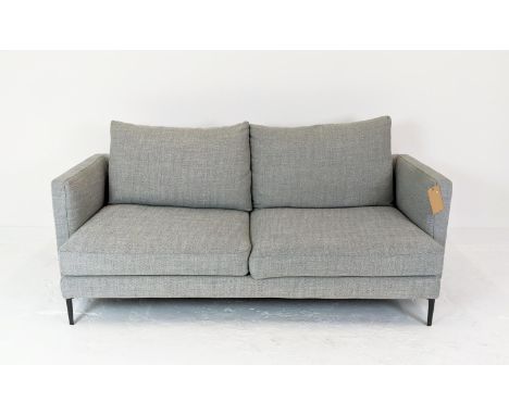 CAMERICH NOTTING SOFA, with light grey upholstery, 195cm x 85cm H x 92cm. 