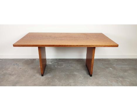 TOKEN WORKS WALNUT ASHTON DINING TABLE, vintage 20th century, 167cm x 83cm x 75cm. 