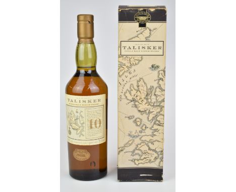 Talisker Single Malt Scotch Whisky 10 years old, 70cl, 45.8% vol, in original box