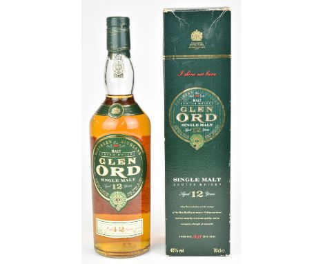 Glen Ord Single Malt Scotch Whisky Aged 12 years, 70cl, 40% vol, in original box