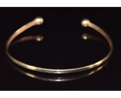 A 9ct gold bangle, 3.5g&nbsp;