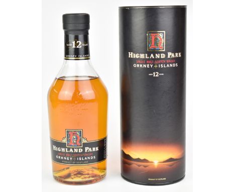 Highland Park Orkney Islands Single Malt Scotch Whisky aged 12 years, 70cl, 40% vol, in original presentation tube.