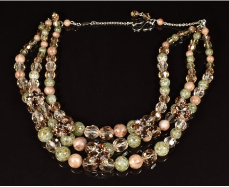 A 1959 Christian Dior necklace, in original box branded 'bijoux Christian Dior'