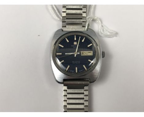 A 1960s Tissot Actualis Autolub stainless steel wrist watch [Running]