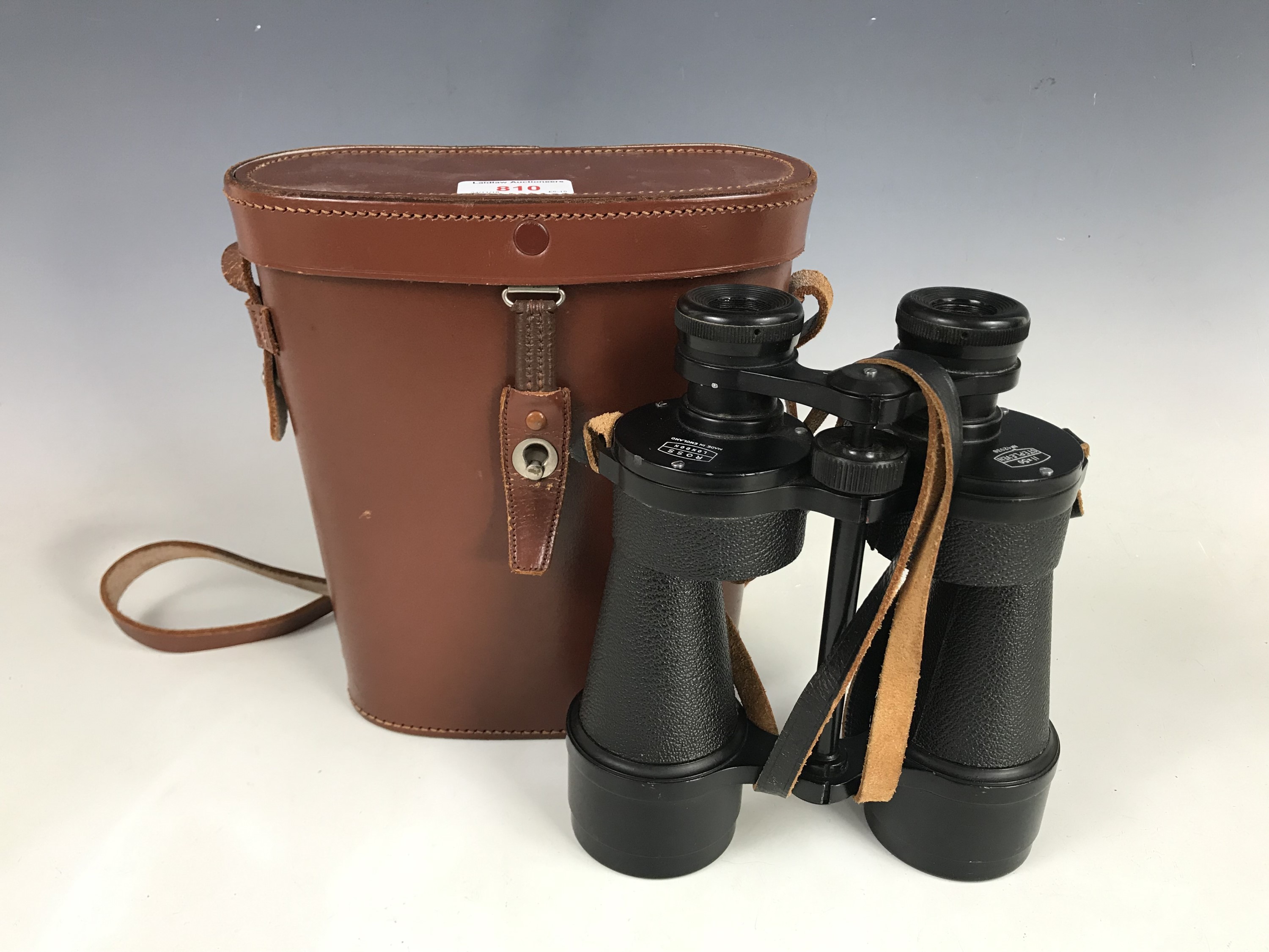 A cased pair of Ross 11 x 50 Stepleven binoculars