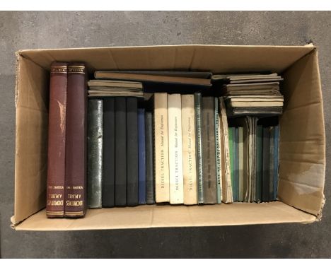 A quantity of railway books including Diesel Traction, Locomotive Engine Driving, Vacuum Auto Brake and Questions for Enginem