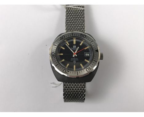 A 1970s Tissot Sideral Automatic fibreglass cased wrist watch