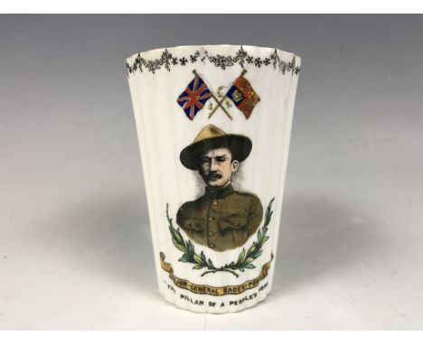 A relief of Mafeking / Baden Powell Boer war commemorative beaker