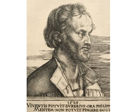 After Albrecht Durer (1471-1528) Portrait of Philip Melanchthon, Charles Armand Durand (French, 1831-1905) héliogravure, havi