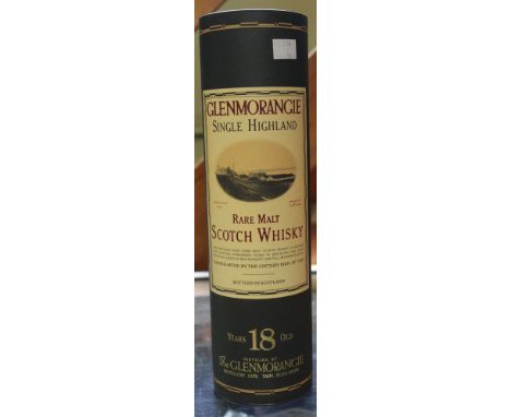 Glenmorangie 18 year old rare Single malt Scotch Whisky