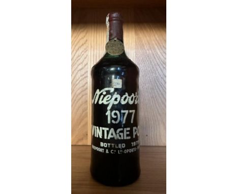 A Bottle of 1977 Niepoort's Vintage Port