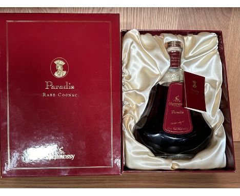 A bottle of Hennessy Paradis Rare Cognac 