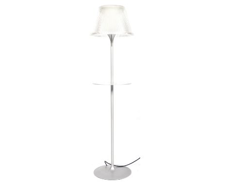 Philippe Starck for Flos Romeo Babe - A floor standing - standard lamp having grey metal upright frames with terraced base ri