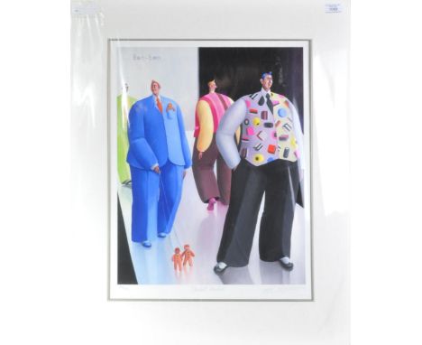 Sarah-Jane Szikora (Contemporary) - Sherbet Dandies - A signed, numbered and titled limited edition print in colours depictin