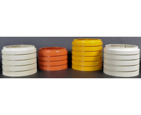 Paul Boissevain - The Merchant Adventurers Ltd - Ringline Series - A collection of four original retro vintage plastic lamp l