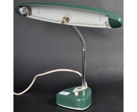 Matsushita Electric - National - An original retro vintage 1960's Japanese industrial factory desk work lamp light having an 