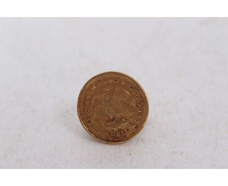Columbia – gold One Peso 1872 (N.B. light scratches in obverse field behind head), otherwise GVF – AEF (1 coin)