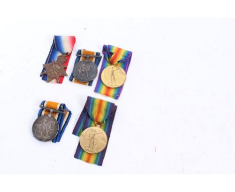 First World War 1914-15 Star Trio comprising 1914 - 15 Star, War and Victory Medals named to 16229 PTE. H. Ellis. Essex. R. T