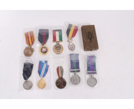 Group of ten various Medals to include Army Temperance Association Queen Victoria Commemorative Medal, Elizabeth II Golden Ju