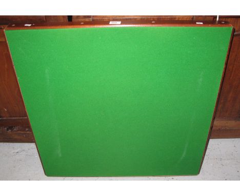 Square folding card table.