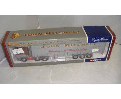 Corgi Authentic scale Replica lorry boxed mint condition Ltd Edition in John Mitchell livery