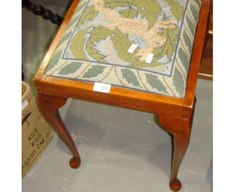 Vintage dressing table stool