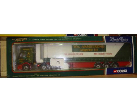 Corgi Authentic scale Replica lorry boxed mint condition Ltd Edition in William Armstrong livery