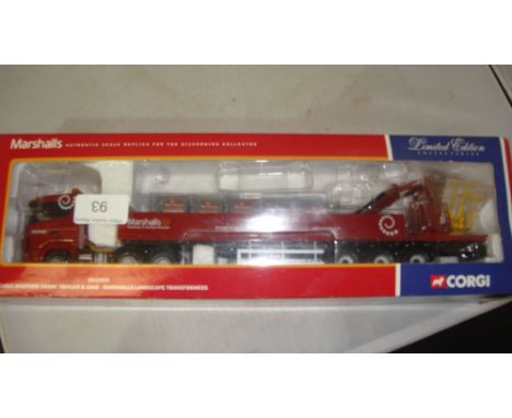 Corgi Authentic scale Replica lorry boxed mint condition Ltd Edition in Marshalls livery