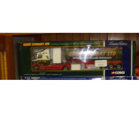 Corgi Authentic Scale Replica lorry boxed, mint condition, Ltd Edition in Eddie Stobart livery