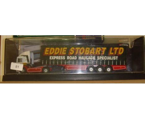 Corgi Authentic scale Replica lorry plastic boxed mint condition Ltd Edition in Eddie Stobart livery