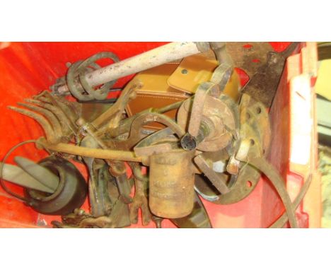 Box of assorted tools