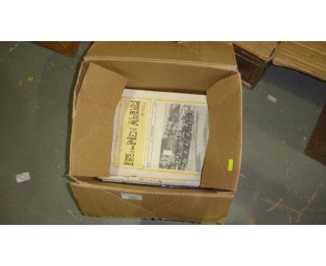 3 x boxes of engineering magazines , Iron Men & Machines (steam engine interest)