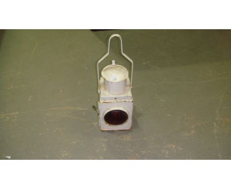 Vintage railway lamp