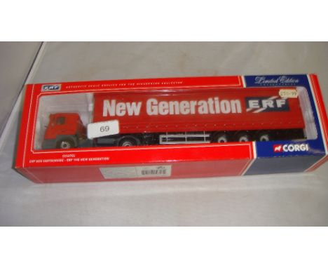 Corgi Authentic scale Replica lorry boxed mint condition Ltd Edition in New Generation livery