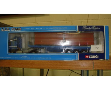 Corgi Authentic scale Replica lorry boxed mint condition Ltd Edition in A Craib livery